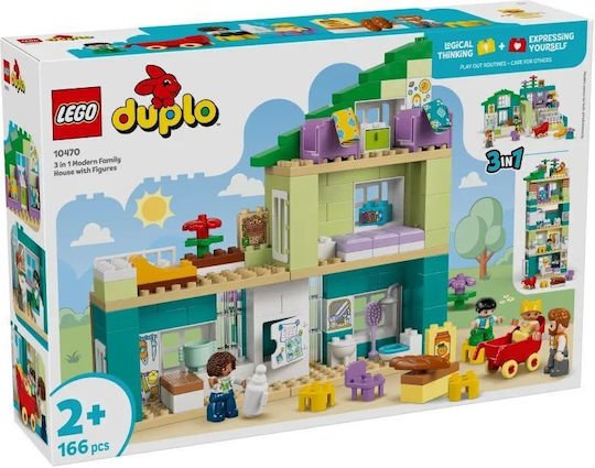 LEGO® Duplo 3in1 Modern Family House With Figures 10470